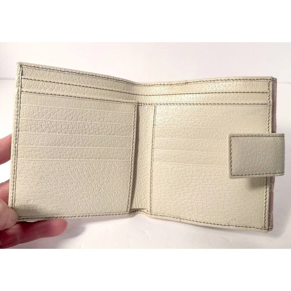Gucci GG monogram Continental bifold wallet vintage EUC with Box - Picture 5 of 12
